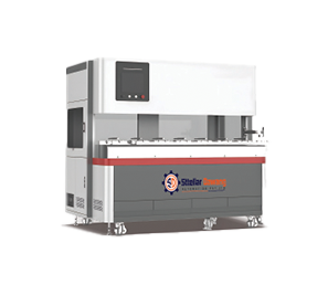 AUTOMATIC INNER / OUTER JACKET STRIPPING & BRAIDED SHIELD PROCESSING MACHINE