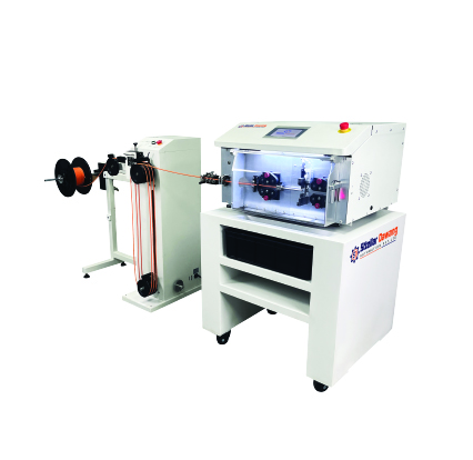 AUTOMATIC CABLE CUTTING & ROTARY STRIPPING MACHINE
