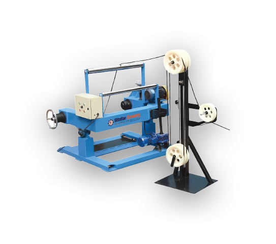AUTOMATIC WIRE PAYOFF MACHINE FOR CABLE SPOOL AND CABLE ROLL MAX 100KGS | MAX 200KGS