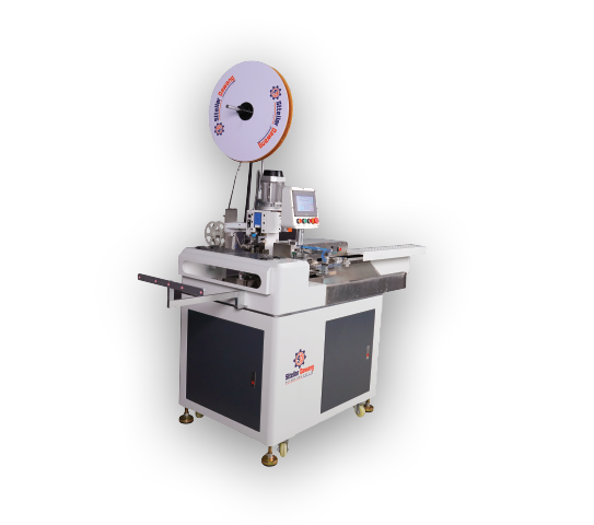 FULLY AUTOMATIC FIVE WIRE CUTTING AND ONE SIDE CRIMPING SECOND SIDE TWISTING & TINNING MACHINE ( 0.3 TO 2.5 SQ MM )