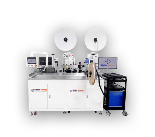 FULLY AUTOMATIC WIRE CUTTING AND BOTH SIDE CRIMPING AND TUBE INSERTING & SHRINKING MACHINE