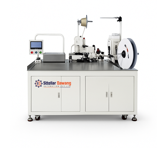 FULLY AUTOMATIC WIRE CUTTING, BOTH SIDE CRIMPING AND TUBE INSERTING & SHRINKING MACHINE